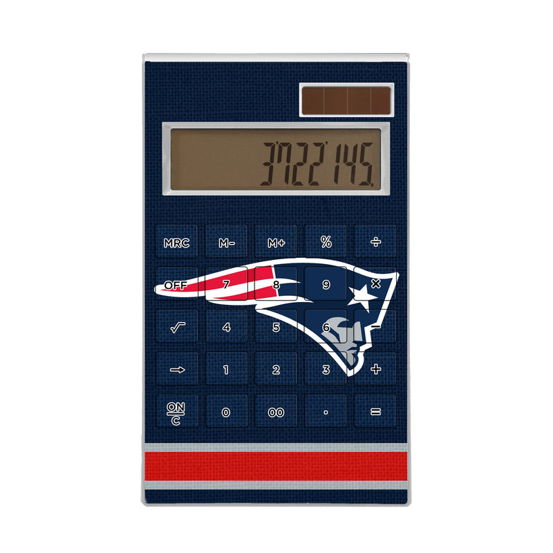 New England Patriots Stripe Desktop Calculator