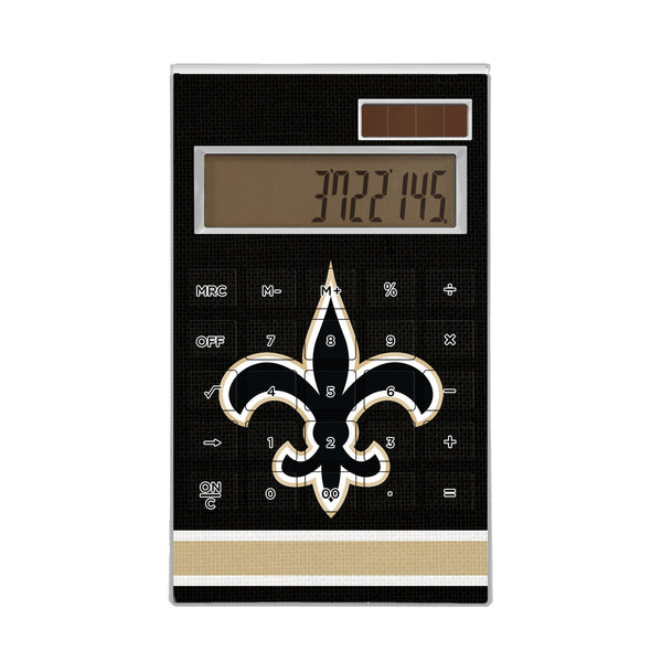 New Orleans Saints Stripe Desktop Calculator
