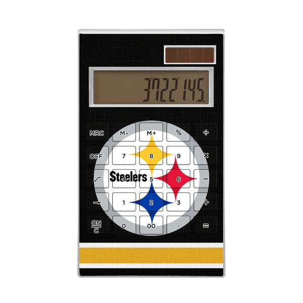 Pittsburgh Steelers Stripe Desktop Calculator