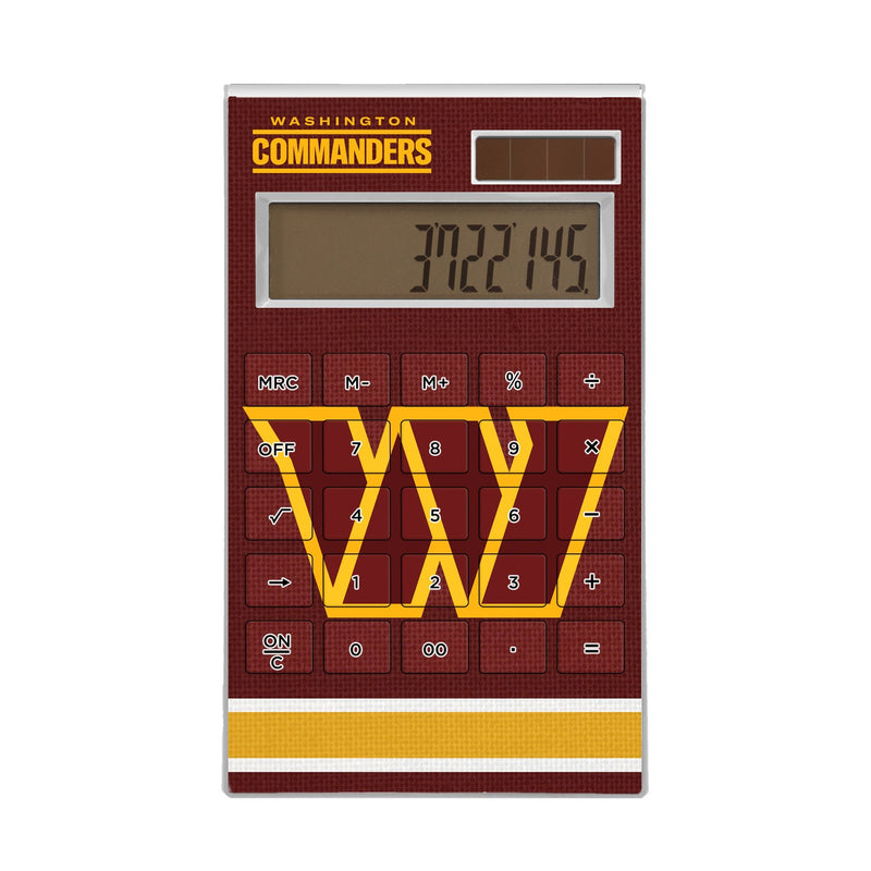 Washington Commanders Stripe Desktop Calculator