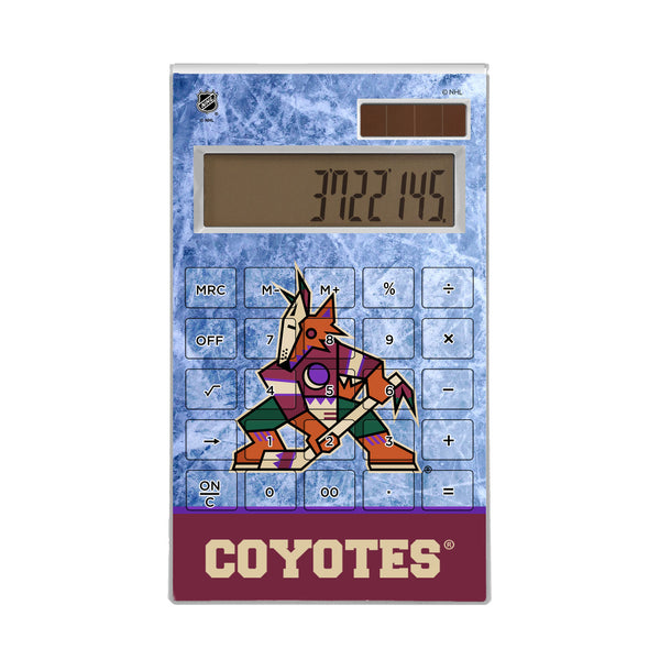 Arizona Coyotes Ice Wordmark Desktop Calculator