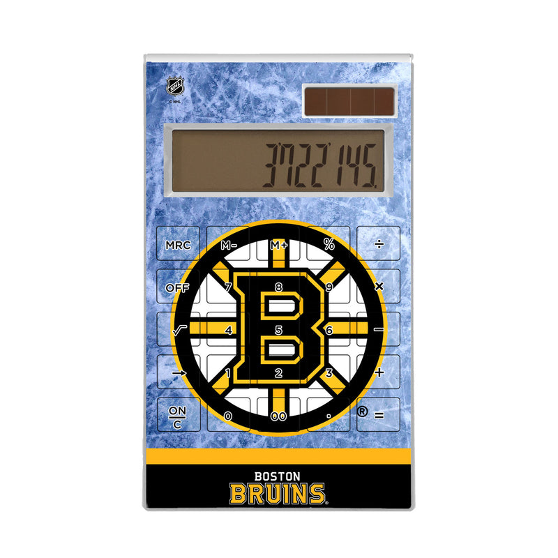 Boston Bruins Ice Wordmark Desktop Calculator