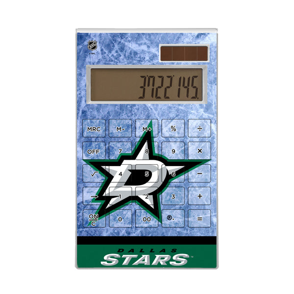 Dallas Stars Ice Wordmark Desktop Calculator