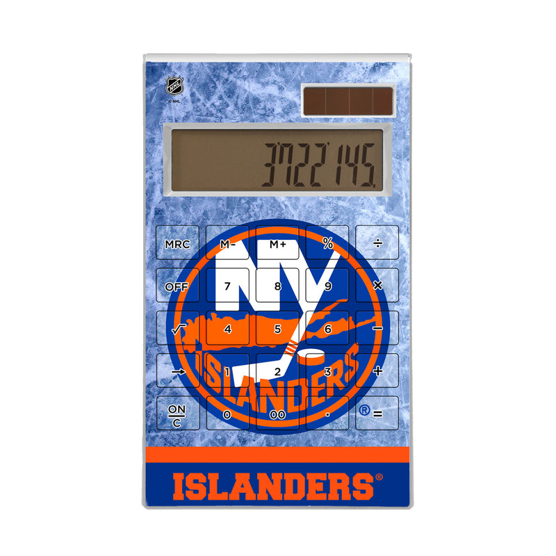 New York Islanders Ice Wordmark Desktop Calculator