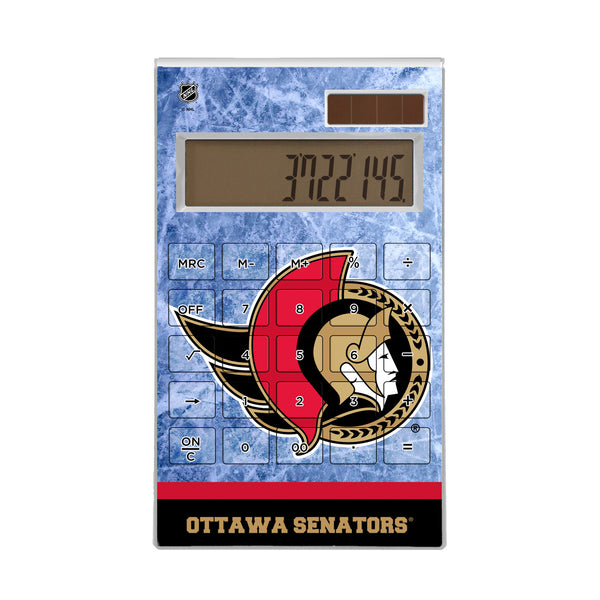 Ottawa Senators Ice Wordmark Desktop Calculator