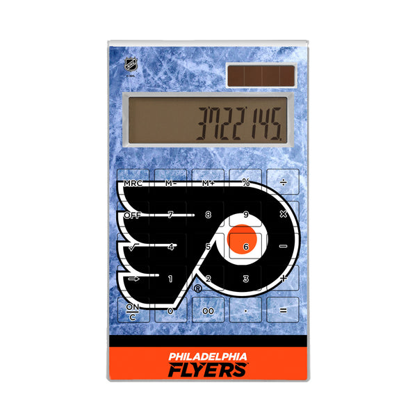 Philadelphia Flyers Ice Wordmark Desktop Calculator