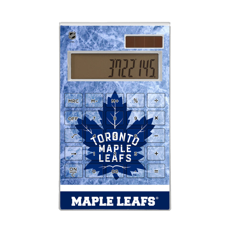 Toronto Maple Leafs Ice Wordmark Desktop Calculator