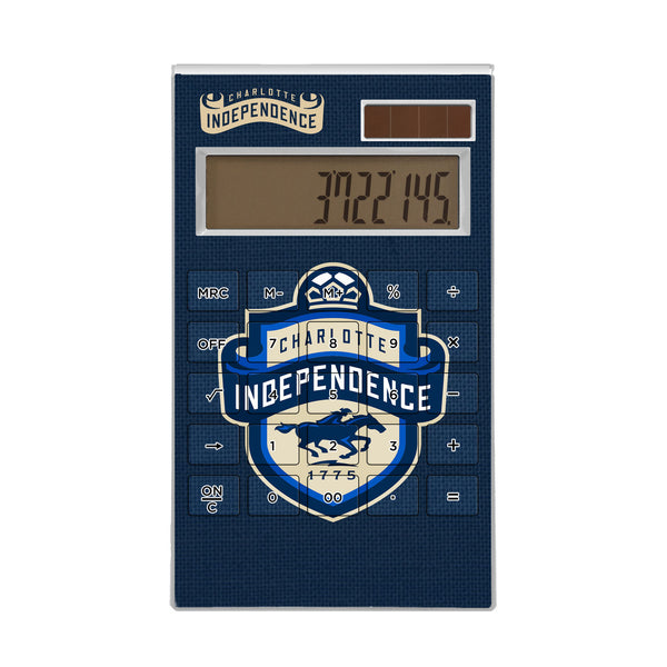 Charlotte Independence  Solid Desktop Calculator