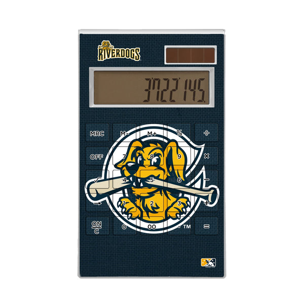 Charleston RiverDogs Solid Desktop Calculator