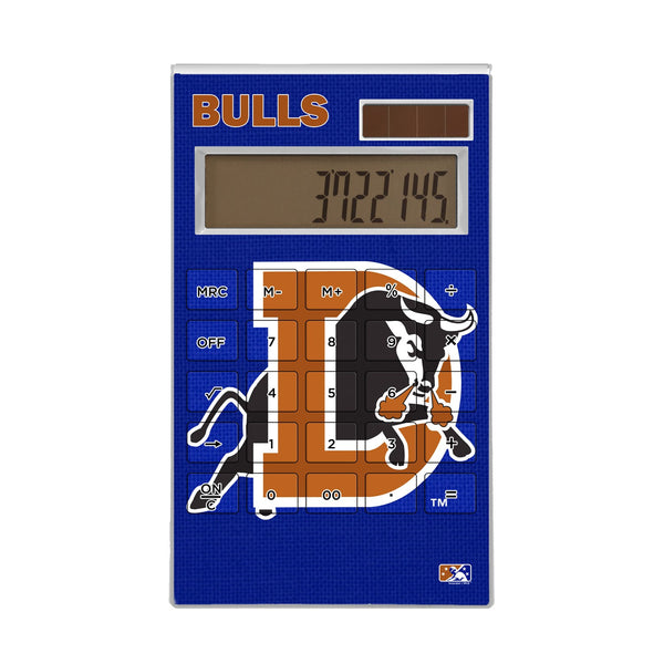Durham Bulls Solid Desktop Calculator