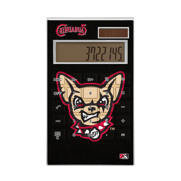 El Paso Chihuahuas Solid Desktop Calculator