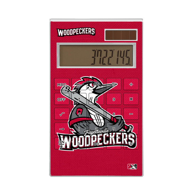 Fayetteville Woodpeckers Solid Desktop Calculator