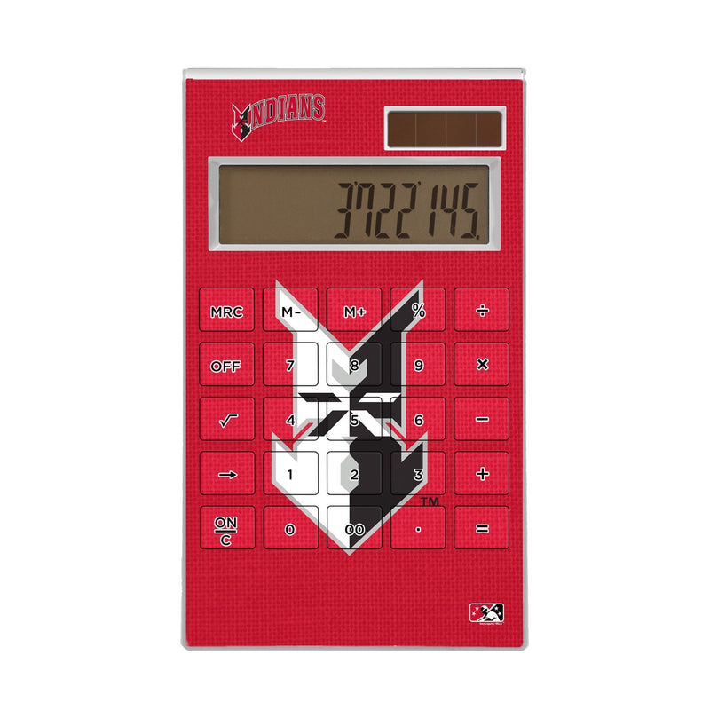 Indianapolis Indians Solid Desktop Calculator