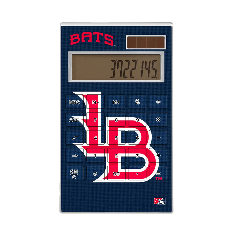 Louisville Bats Solid Desktop Calculator