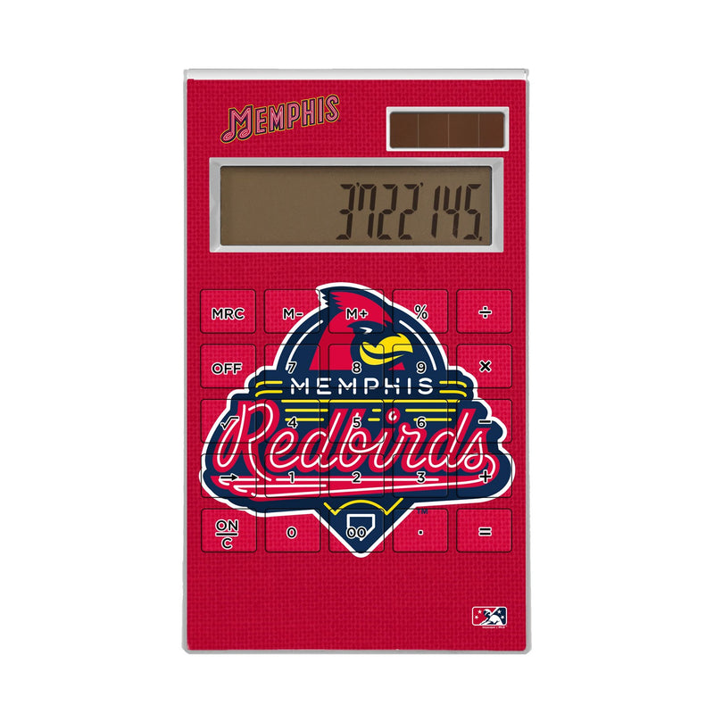 Memphis Redbirds Solid Desktop Calculator