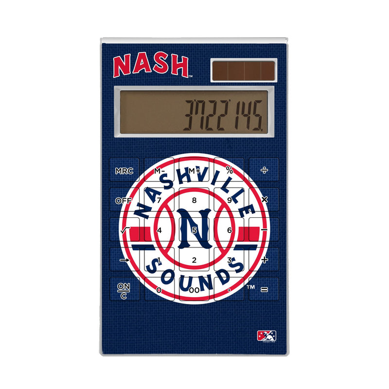 Nashville Sounds Solid Desktop Calculator