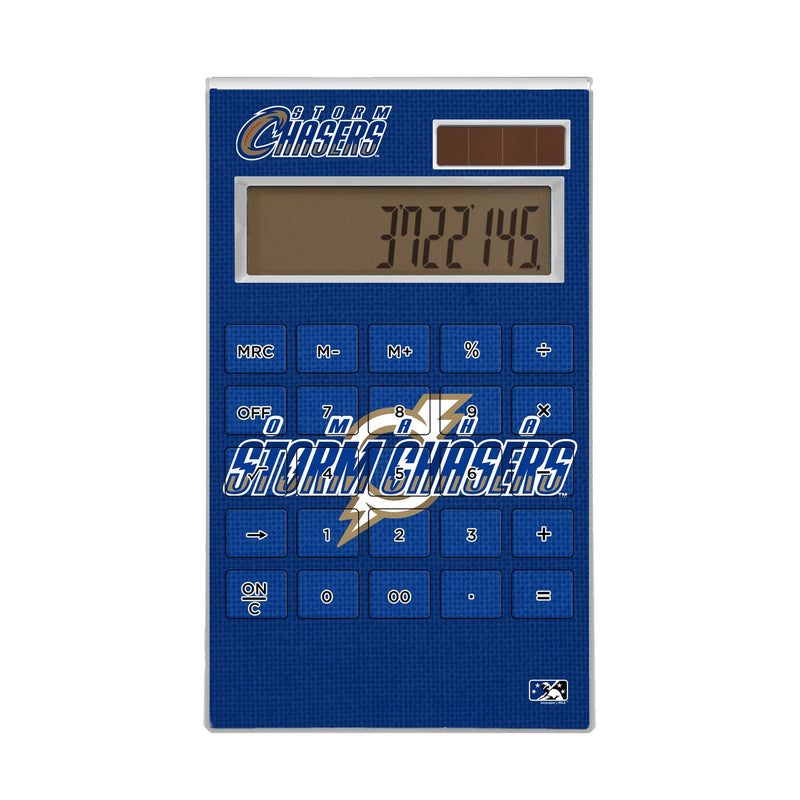 Omaha Storm Chasers Solid Desktop Calculator