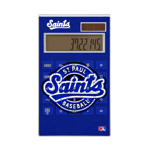St. Paul Saints Solid Desktop Calculator