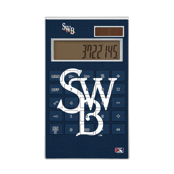 Scranton/Wilkes-Barre RailRiders Solid Desktop Calculator