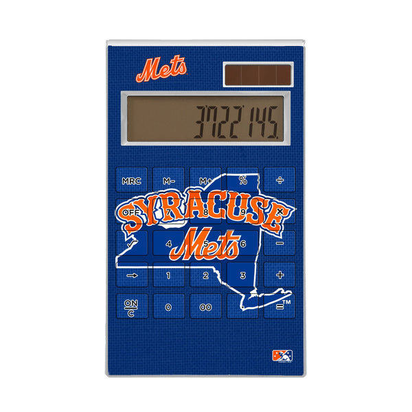 Syracuse Mets Solid Desktop Calculator