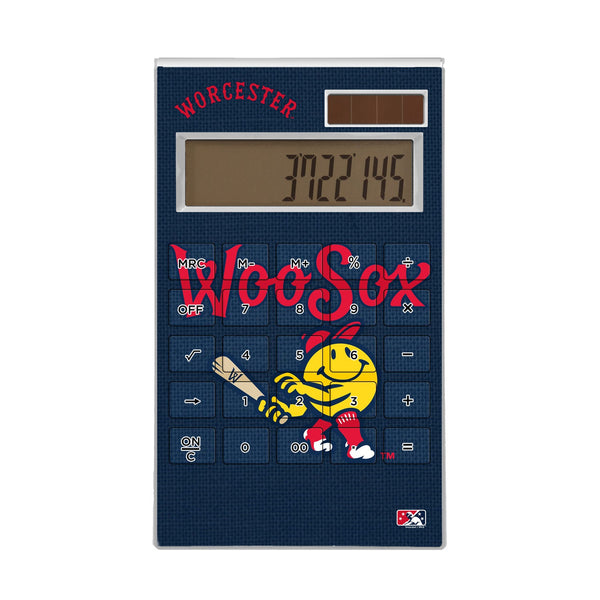 Worcester Red Sox Solid Desktop Calculator