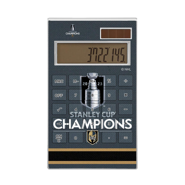 Vegas Golden Knights Stripe Desktop Calculator