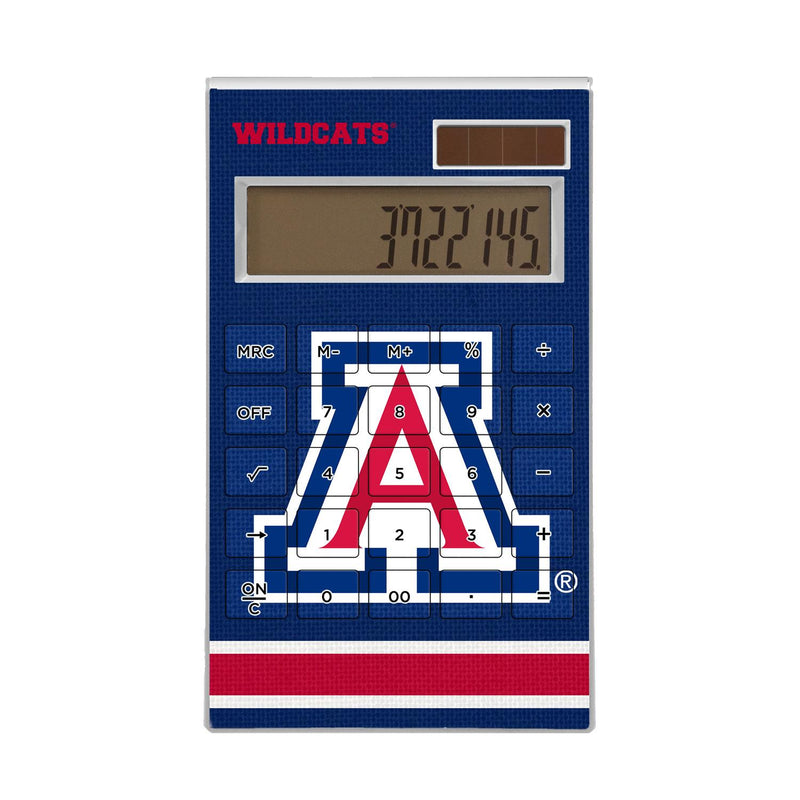 Arizona Wildcats Stripe Desktop Calculator