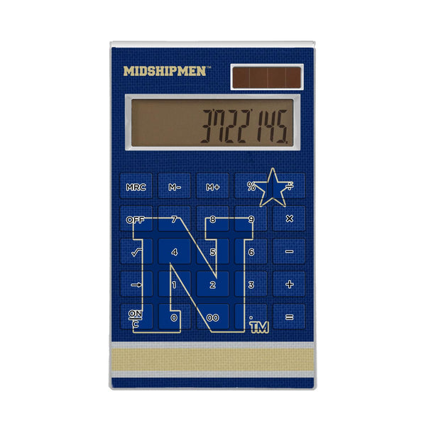Naval Academy Midshipmen Stripe Desktop Calculator