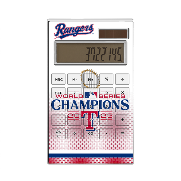 Texas Rangers 2023 MLB World Series Desktop Calculator