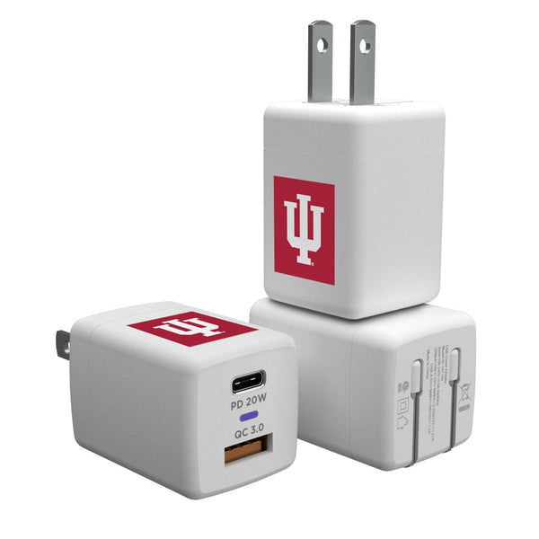 Indiana Hoosiers Insignia USB A/C Charger