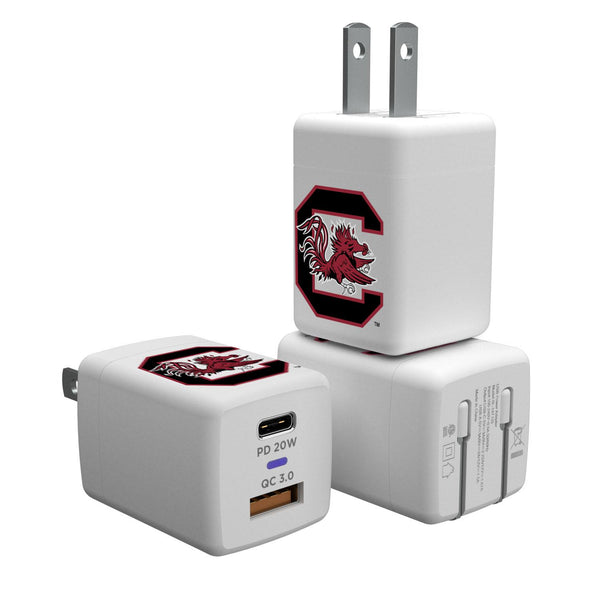 South Carolina Fighting Gamecocks Insignia USB A/C Charger
