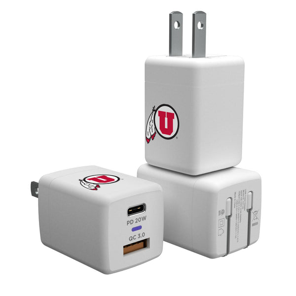 Utah Utes Insignia USB A/C Charger