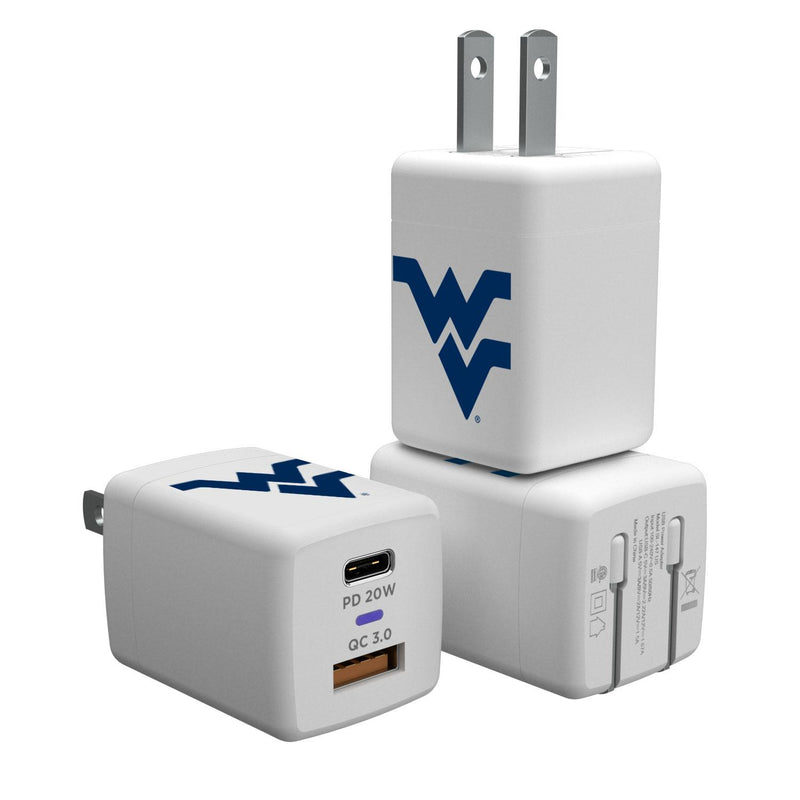 West Virginia Mountaineers Insignia USB A/C Charger