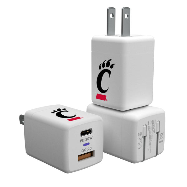 Cincinnati Bearcats Insignia USB A/C Charger