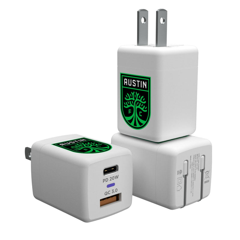 Austin FC  Insignia USB A and C Charger
