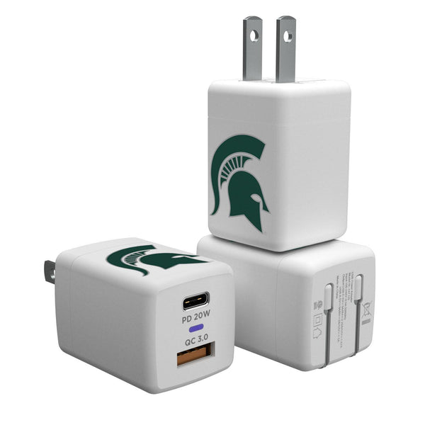 Michigan State Spartans Insignia USB A/C Charger