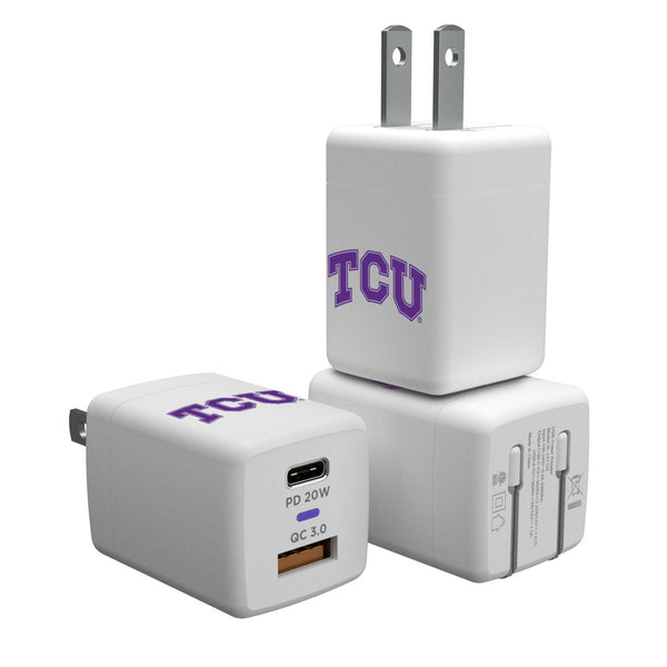 Texas Christian Horned Frogs Insignia USB A/C Charger