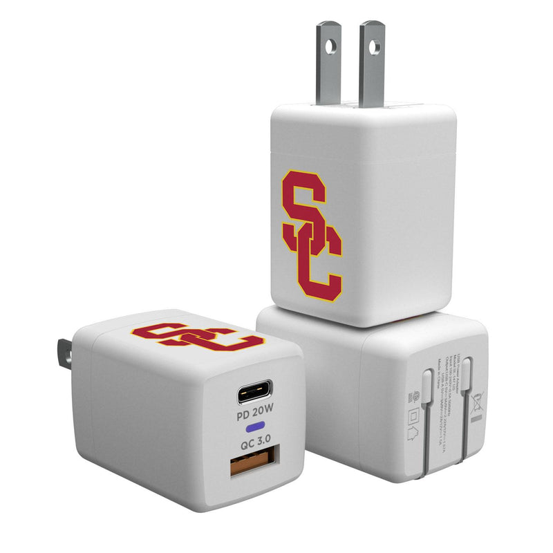 Southern California Trojans Insignia USB A/C Charger