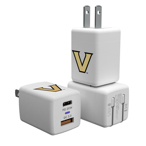 Vanderbilt Commodores Insignia USB A/C Charger