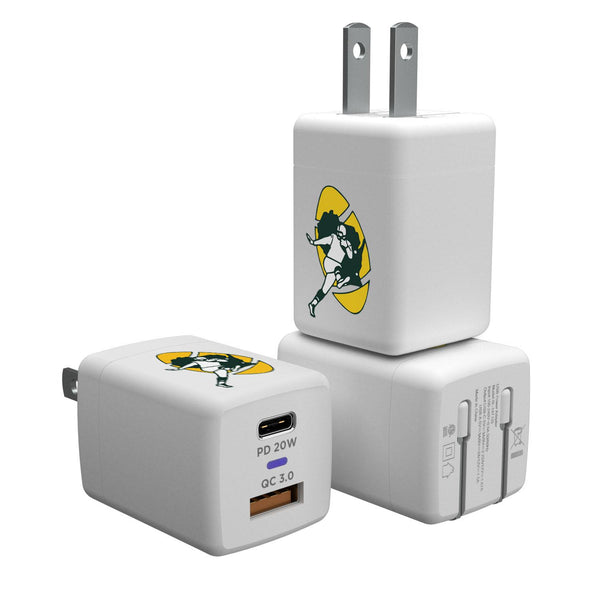 Green Bay Packers Historic Collection Insignia USB A/C Charger