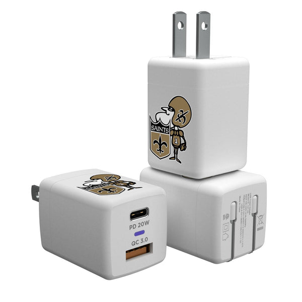 New Orleans Saints Insignia USB A/C Charger