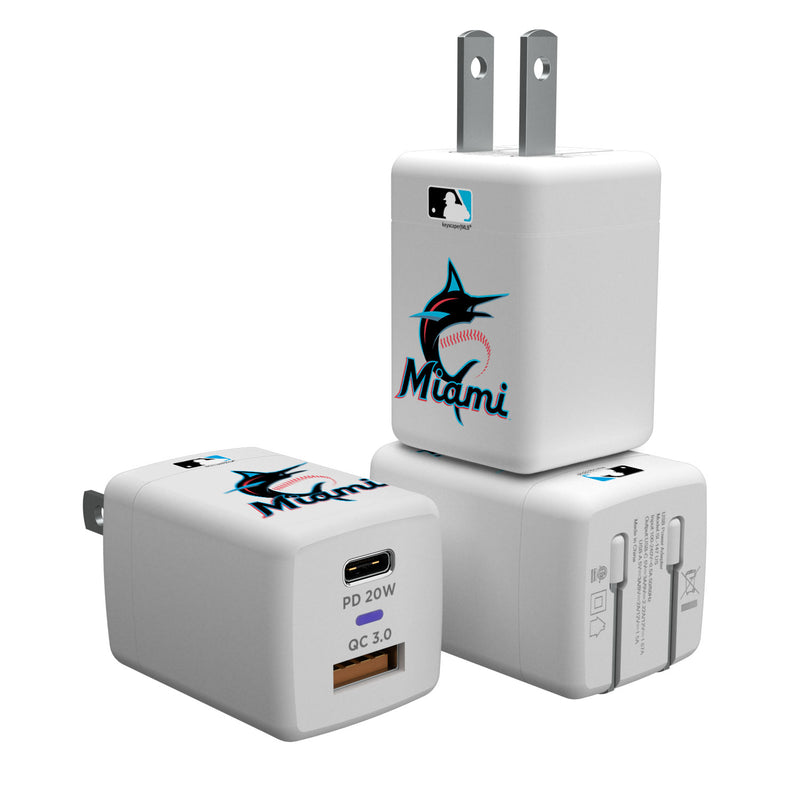 Miami Marlins Insignia USB-C Charger