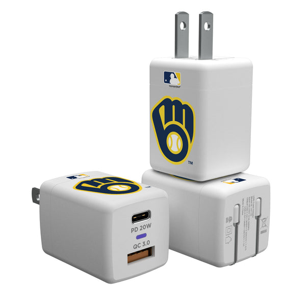 Milwaukee Brewers Insignia USB-C Charger