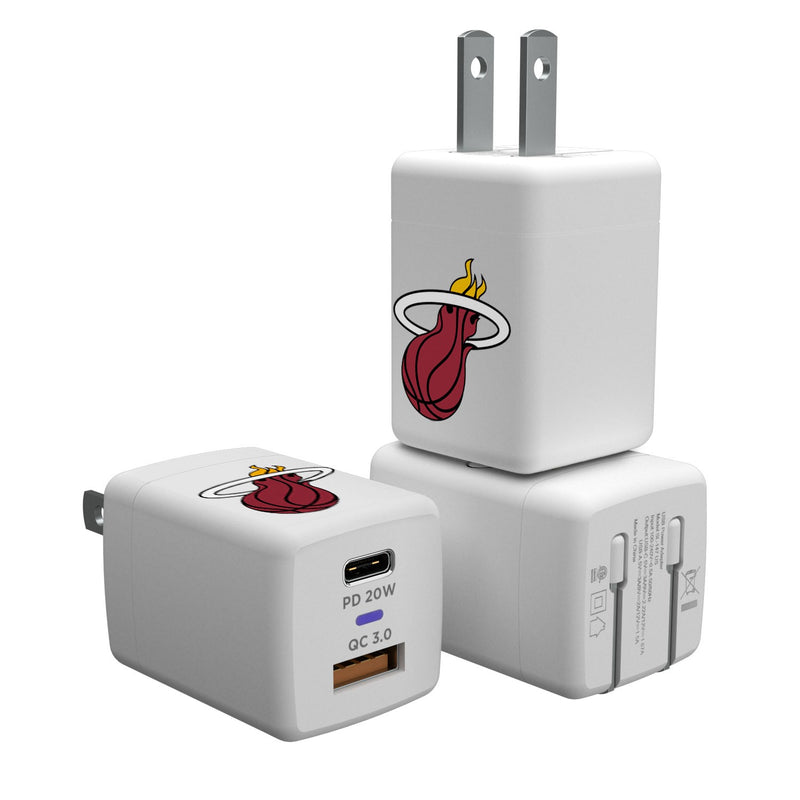 Miami Heat Insignia USB A/C Charger