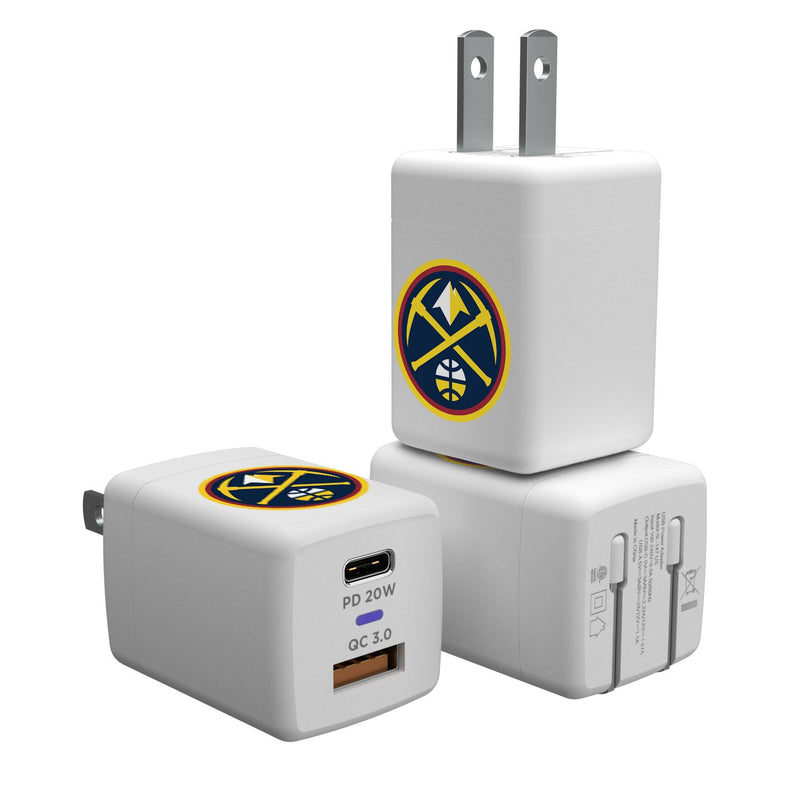 Denver Nuggets Insignia USB A/C Charger
