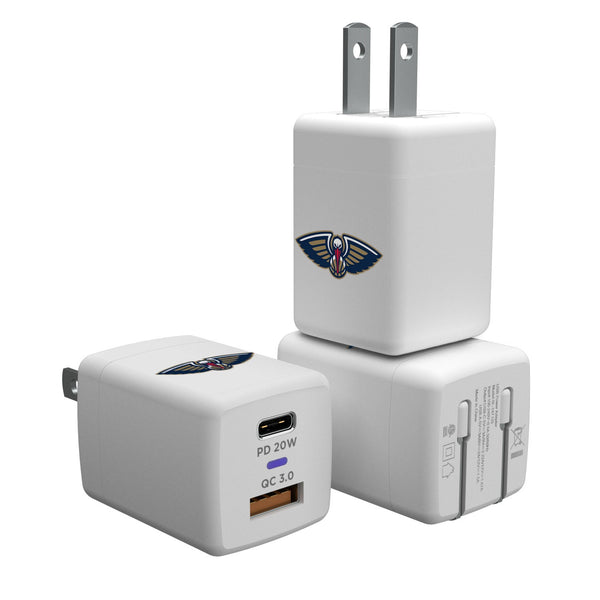 New Orleans Pelicans Insignia USB A/C Charger