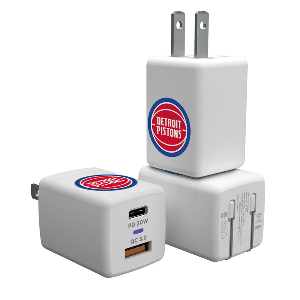 Detroit Pistons Insignia USB A/C Charger
