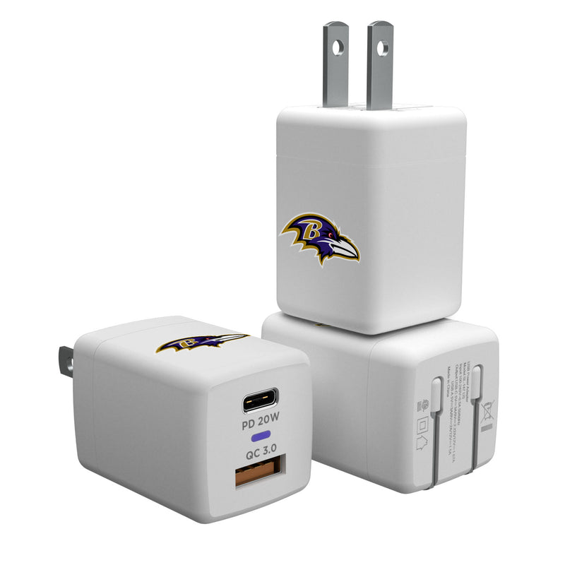 Baltimore Ravens Insignia USB-C Charger