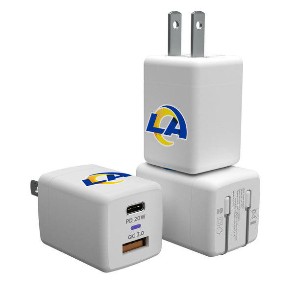 Los Angeles Rams Insignia USB A and C Charger