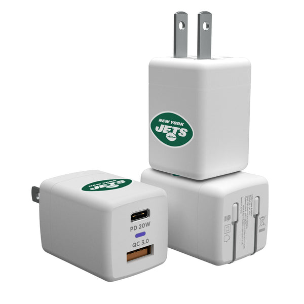 New York Jets Insignia USB A and C Charger